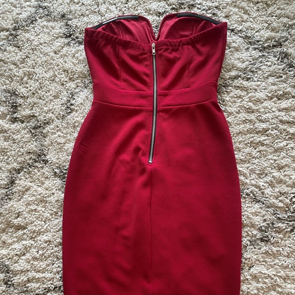 Bodycon sweetheart neck strapless dress - Picture 3 of 4